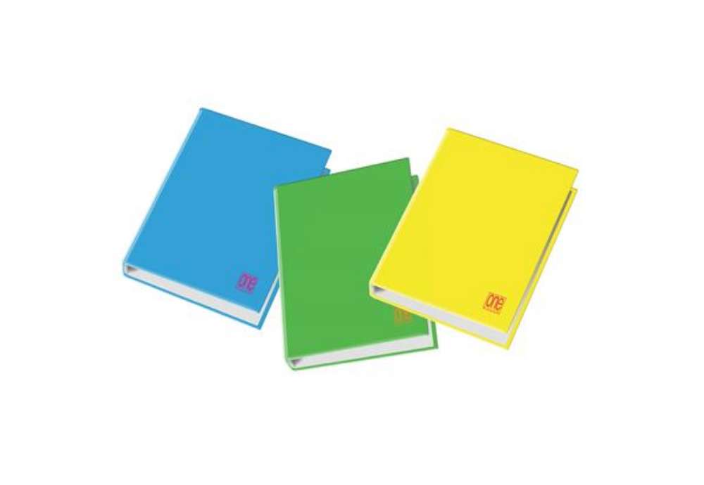 Immagine di Raccoglitore One Color - A4 - 4 anelli tondi 30 mm - colori assortiti fluo - Blasetti