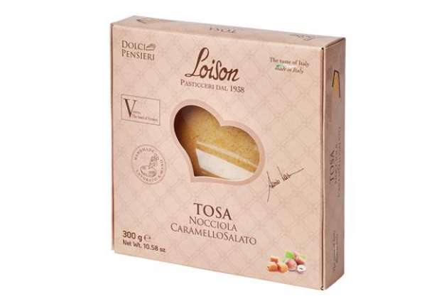 Immagine di Torta Tosa - nocciola e caramello salato - 300 gr - Loison