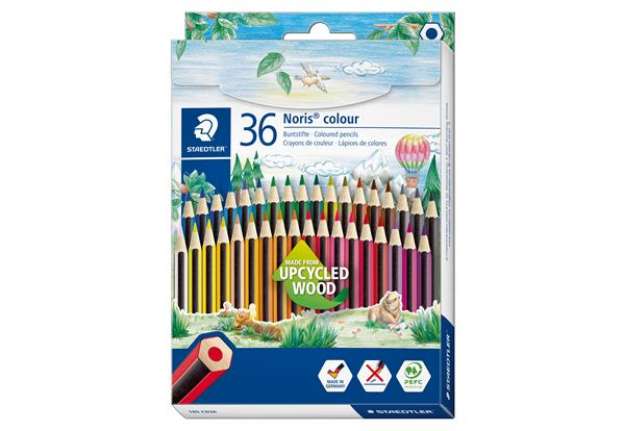 Immagine di Matite colorate Noris Colour - in Wopex - colori assortiti - Staedtler - astuccio 36 pezzi