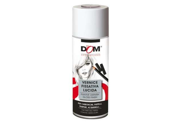 Immagine di Vernice fissativa - lucida - 400 ml - DOM