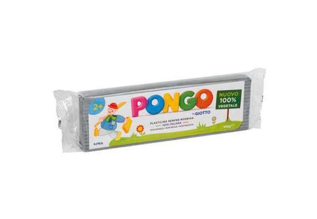 Immagine di Pasta Pongo - panetto 350 gr - argento - Giotto