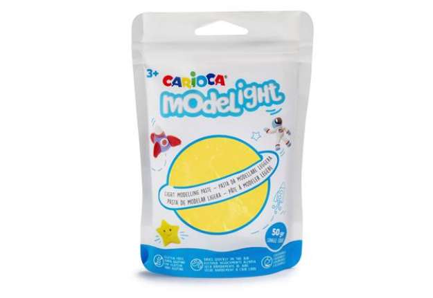 Immagine di Pasta Model Light - 50 gr - giallo - Carioca