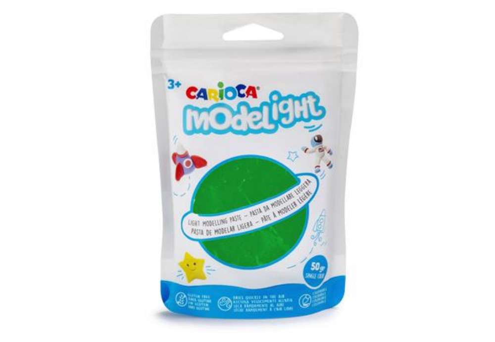 Immagine di Pasta Model Light - 50 gr - verde - Carioca