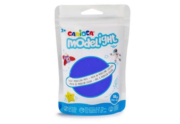Immagine di Pasta Model Light - 50 gr - blu - Carioca
