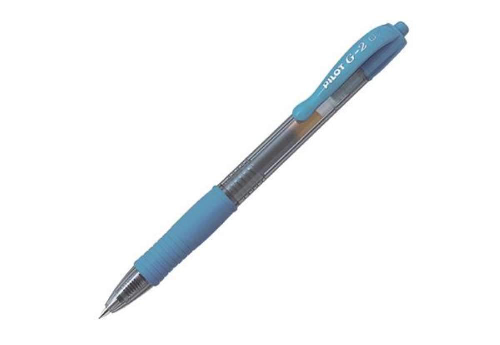 Immagine di Roller gel a scatto G-2 - punta 0,7mm - celeste - Pilot