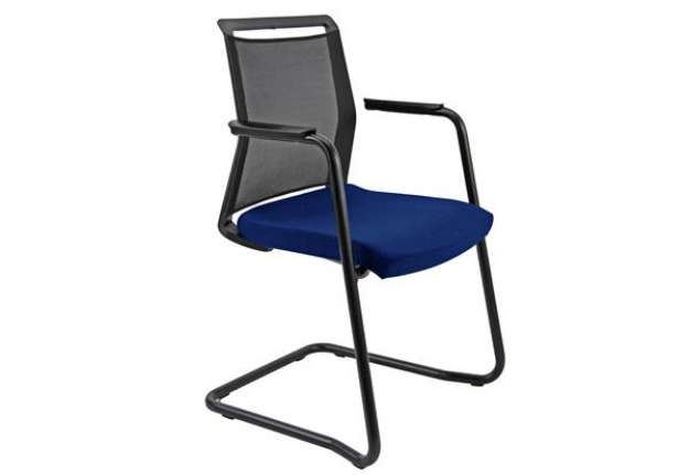 Immagine di Seduta attesa Light LLS - con braccioli inclusi - blu/nero - Unisit