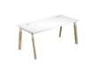 Immagine di Scrivania Woody Superior - 140 x 80 x 72,5 cm - piano bianco