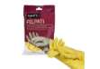 Immagine di Guanti in lattice - felpati - taglia M/7 - giallo - Perfetto - blister 2 pezzi