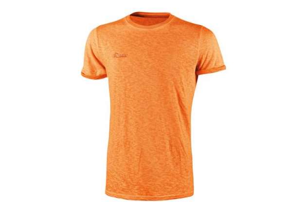 Immagine di Magliette a maniche corte - taglia XL - fluo arancione - U-Power - conf.3 pezzi