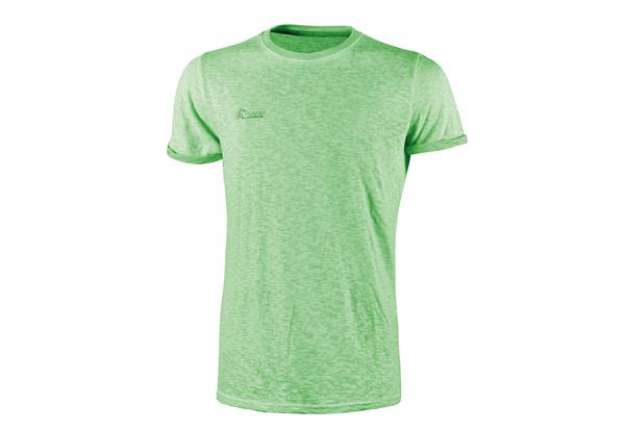 Immagine di Magliette a maniche corte - taglia M - fluo verde - U-Power - conf. 3 pezzi
