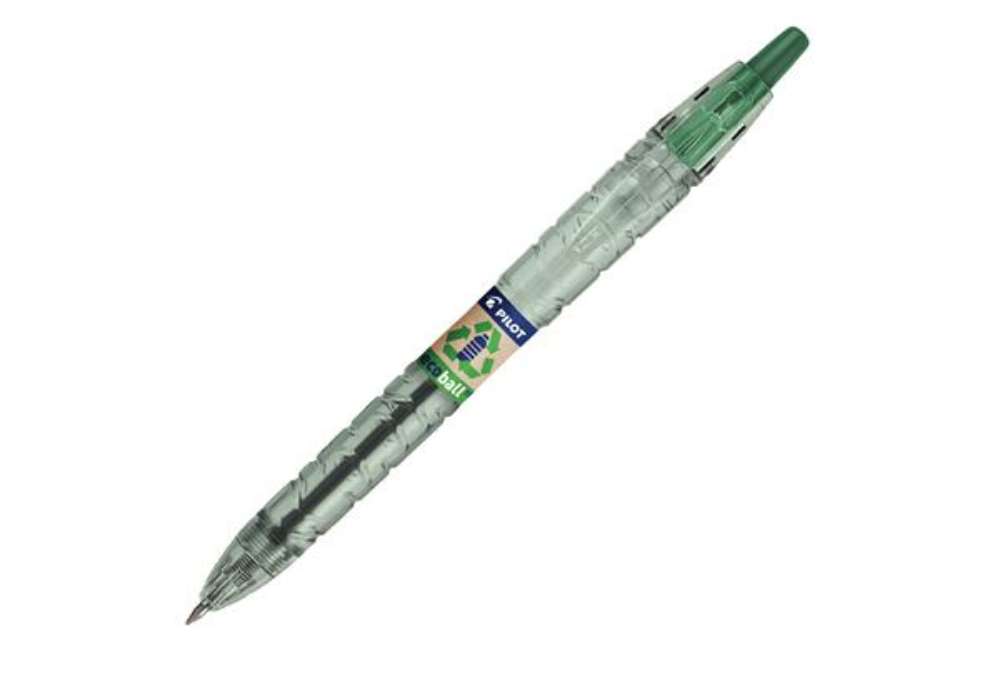 Immagine di Penna a sfera scatto B2P Ecoball BeGreen - punta 1.0 mm - verde - Pilot