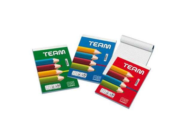 Immagine di Blocco note Team - 5 mm - 150 x 210 mm - 50 gr - 50 fogli - Blasetti