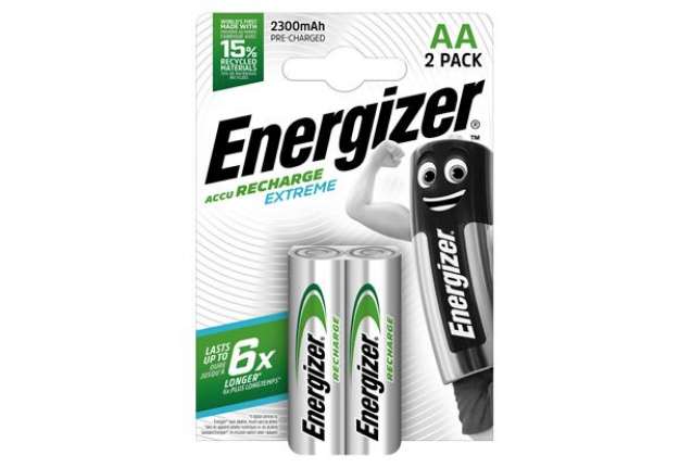 Immagine di Pila AA Extreme - ricaricabili - Energizer - blister 2 pezzi