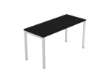 Immagine di Scrivania Easy Plus - per smartworking - 140 x 60 x 72,5 cm - nero venato frassino