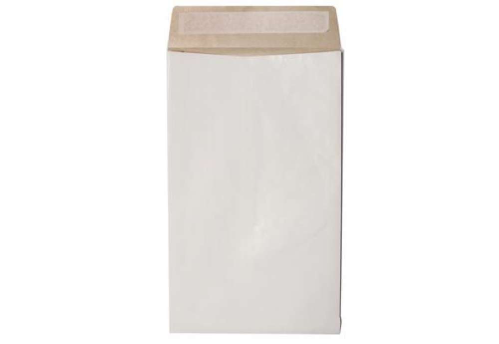 Immagine di Sacchetto Secursac - antistrappo - C4 - 23 x 33 x 4 cm - 130 gr - bianco - Blasetti - conf. 100 pezz