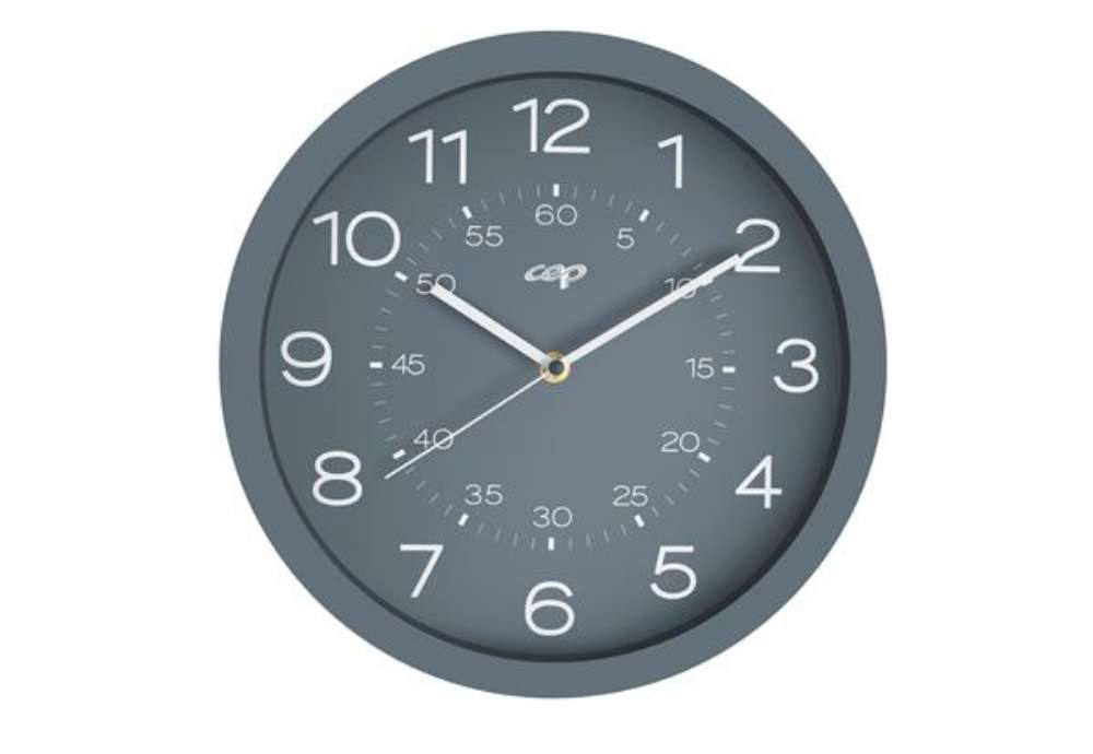 Immagine di Orologio da parete Mineral Orion 820 Ri - diametro 30 cm - grigio - Cep