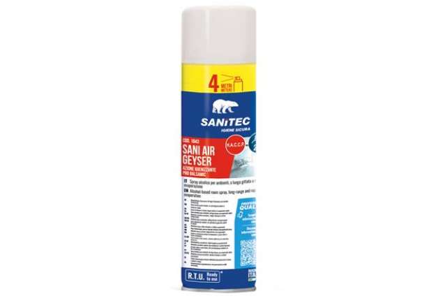 Immagine di Spray alcolico igienizzante - per ambienti - Sani Air Geyser - 500 ml - Sanitec
