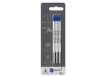 Immagine di Refill sfera QuinkFlow - punta media - metallo - blu - Parker - blister 3 pezzi