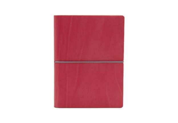 Immagine di Taccuino Evo Ciak - 9 x 13 cm - fogli bianchi - copertina rosso corallo - In Tempo