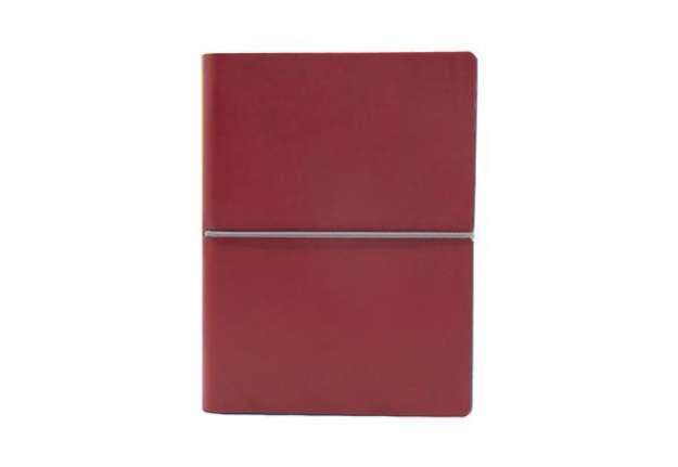 Immagine di Taccuino Evo Ciak - 15 x 21 cm - fogli bianchi - copertina rosso - In Tempo