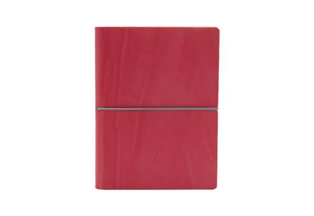 Immagine di Taccuino Evo Ciak - 9 x 13 cm - fogli a righe - copertina rosso corallo - In Tempo