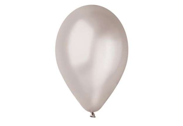 Immagine di Palloncini in lattice metallizzati - ? 26 cm - argento - Big Party - conf. 16 pezzi