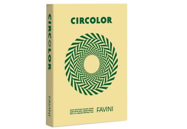 Immagine di Carta Circolor - A4 - 80 gr - giallino - Favini - conf. 500 fogli