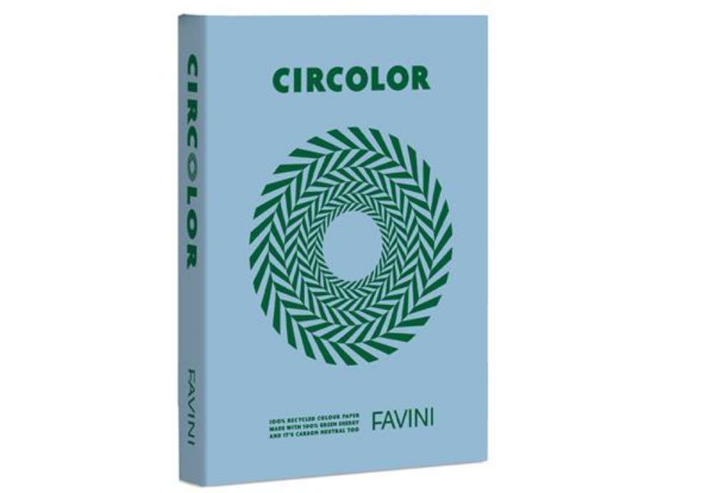 Immagine di Carta Circolor - A4 - 80 gr - azzurro - Favini - conf. 500 fogli