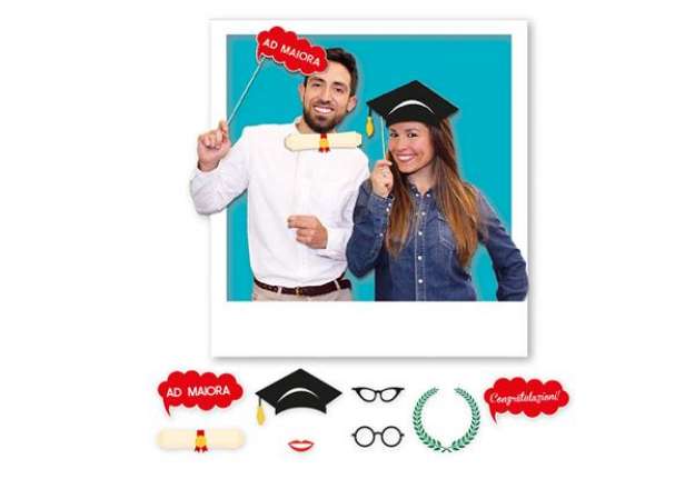 Immagine di Photo Booth Laurea - 8 fantasie - Big Party