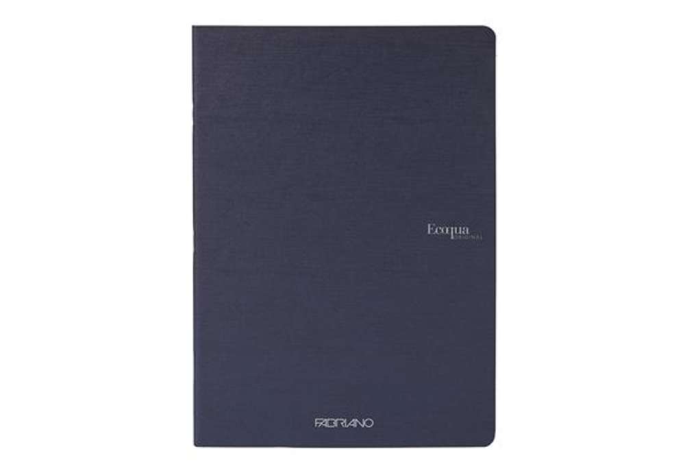 Immagine di Maxiquaderno Ecoqua Original PM - A4 - 5 mm - 40 fogli - 90gr - blu scuro - Fabriano