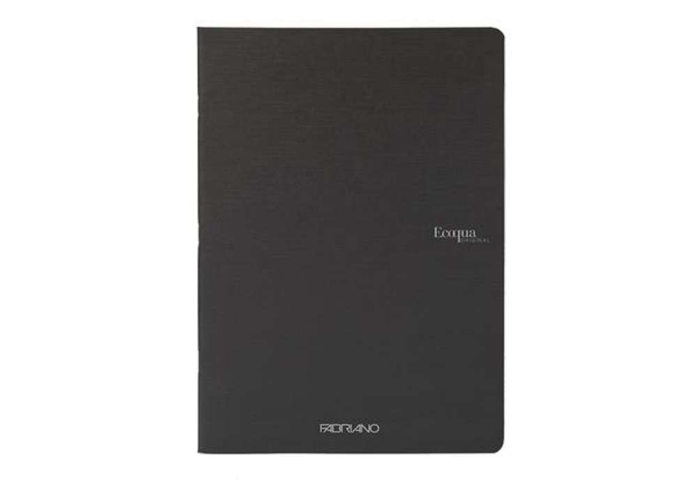Immagine di Maxiquaderno Ecoqua Original PM - A4 - 5 mm - 40 fogli - 90gr - nero - Fabriano