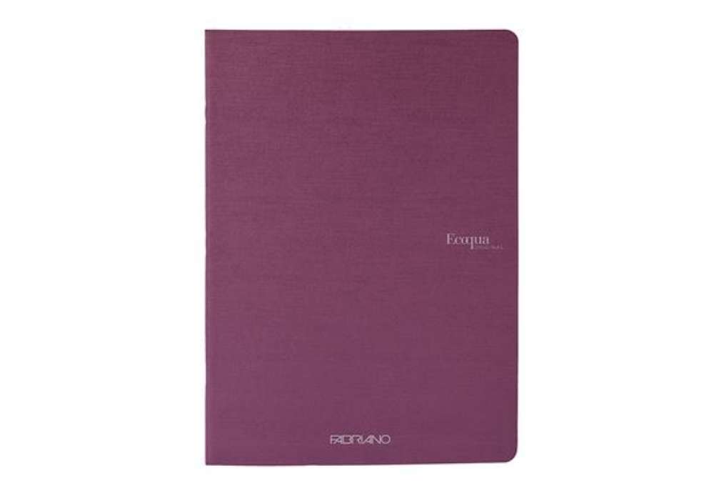 Immagine di Maxiquaderno Ecoqua original PM - A4  - 5mm - 40 fogli - 90gr - vino - Fabriano