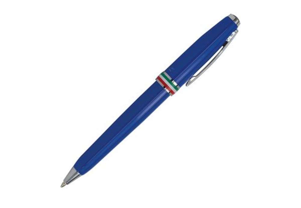 Immagine di Penna sfera Aldo Domani - punta M - fusto azzurro italia - Monteverde