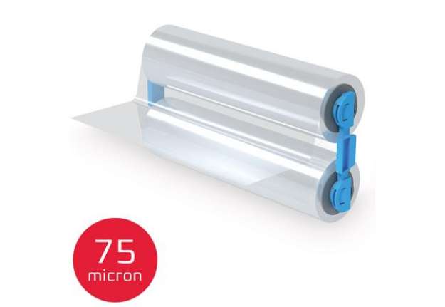 Immagine di Ricarica cartuccia - film - 75 micron - lucido - per plastificatrice Foton 30 - GBC