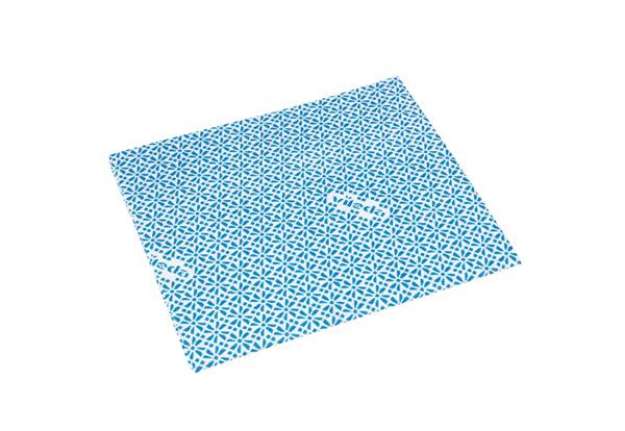 Immagine di Panno multiuso Wipro - con proprietà antibatteriche - 36 x 42 cm - blu - Vileda - conf. 20 pezzi