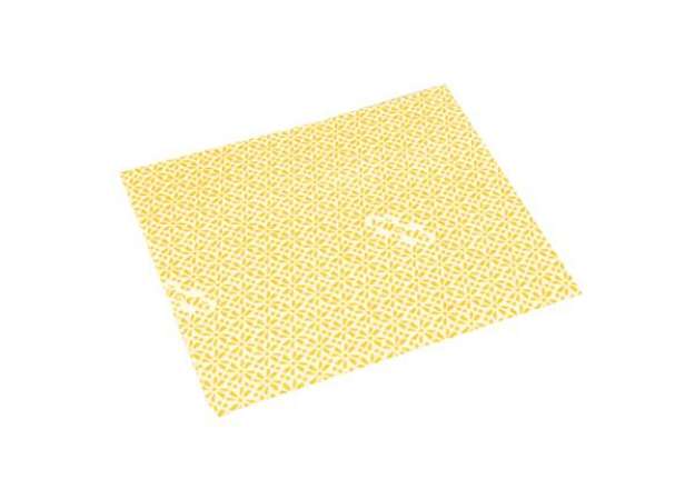 Immagine di Panno multiuso Wipro - con proprietà antibatteriche - 36 x 42 cm - giallo - Vileda - conf. 20 pezzi