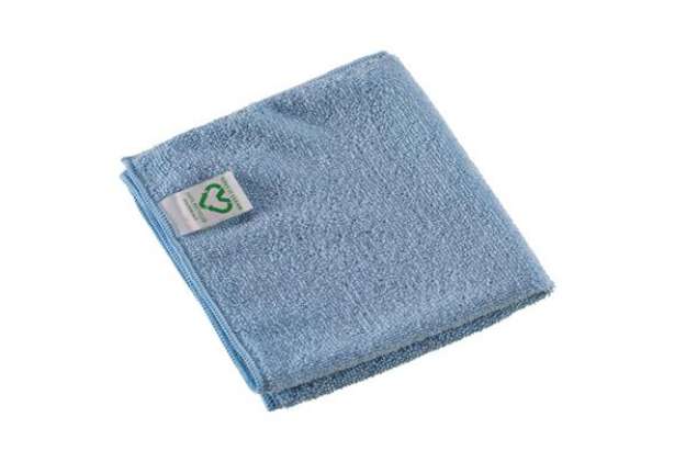 Immagine di Panno r-MicroTuff Swift - microfibra - tessuto riciclato - 35 x 38 cm - blu - Vileda - conf. 5 pezzi