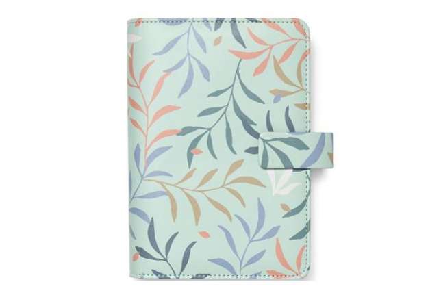 Immagine di Organiser Botanical - f.to Personal 187 x 153 x 40 mm - con cinturino - menta - Filofax