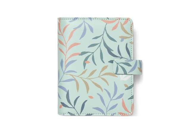 Immagine di Organiser Botanical - f.to Pocket 146 x 128 x 36 mm - con cinturino - menta - Filofax