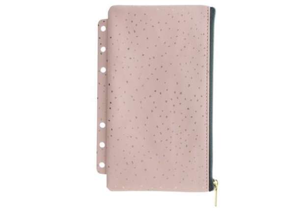 Immagine di Pochette Confetti - per organiser - c/zip - f.to A5 / Personal - rosa - Filofax