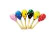 Immagine di Coppia di maracas - in legno - 20 x 5,5 cm - CWR