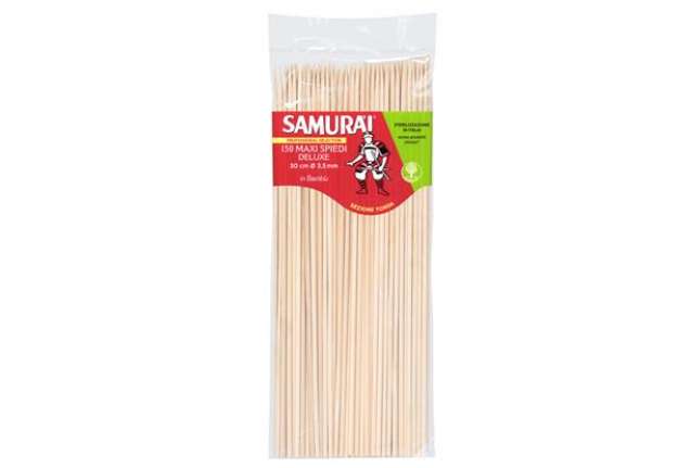 Immagine di Spiedi delux - in bambù - 30 cm - Samurai Party - conf. 150 pezzi