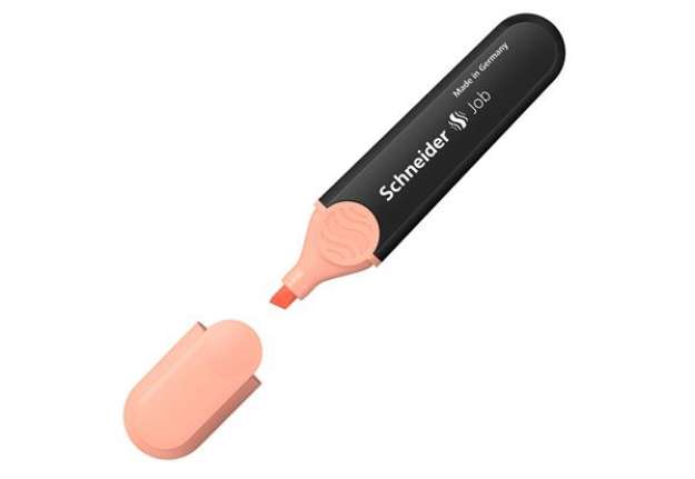 Immagine di Evidenziatore Job - PPL - punta 1,5 mm - arancio pastello - Schneider
