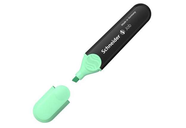Immagine di Evidenziatore Job - PPL - punta 1,5 mm - verde pastello - Schneider