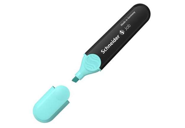 Immagine di Evidenziatore Job - PPL - punta 1,5 mm - azzurro pastello - Schneider