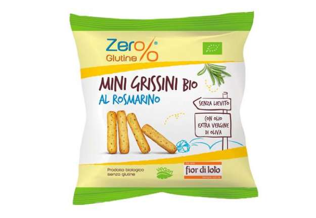Immagine di Mini grissini - rosmarino - monodose da 30 gr - Zer%glutine
