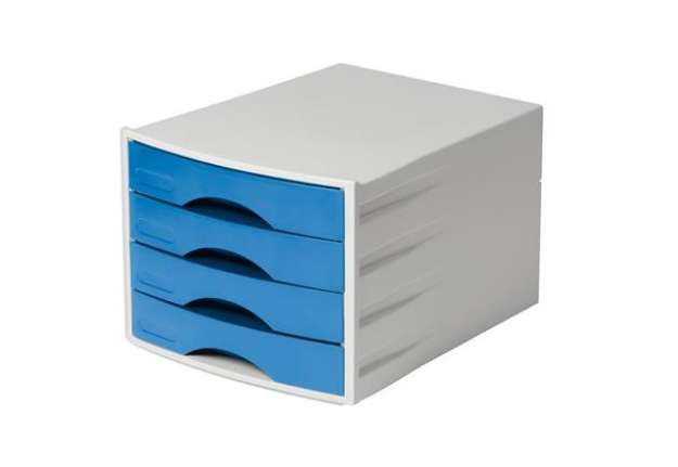 Immagine di Cassettiera Eco - 29 x 23 x 36 cm - Azzurro - Durable