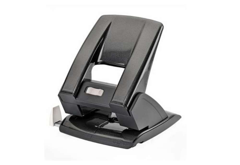 Immagine di Perforatore Kangaro - 2 fori - max 40 fogli - nero - Iternet