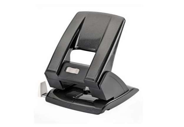 Immagine di Perforatore Kangaro - 2 fori - max 40 fogli - nero - Iternet