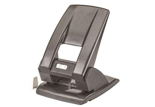 Immagine di Perforatore Kangaro - 2 fori - max 60 fogli - nero - Iternet